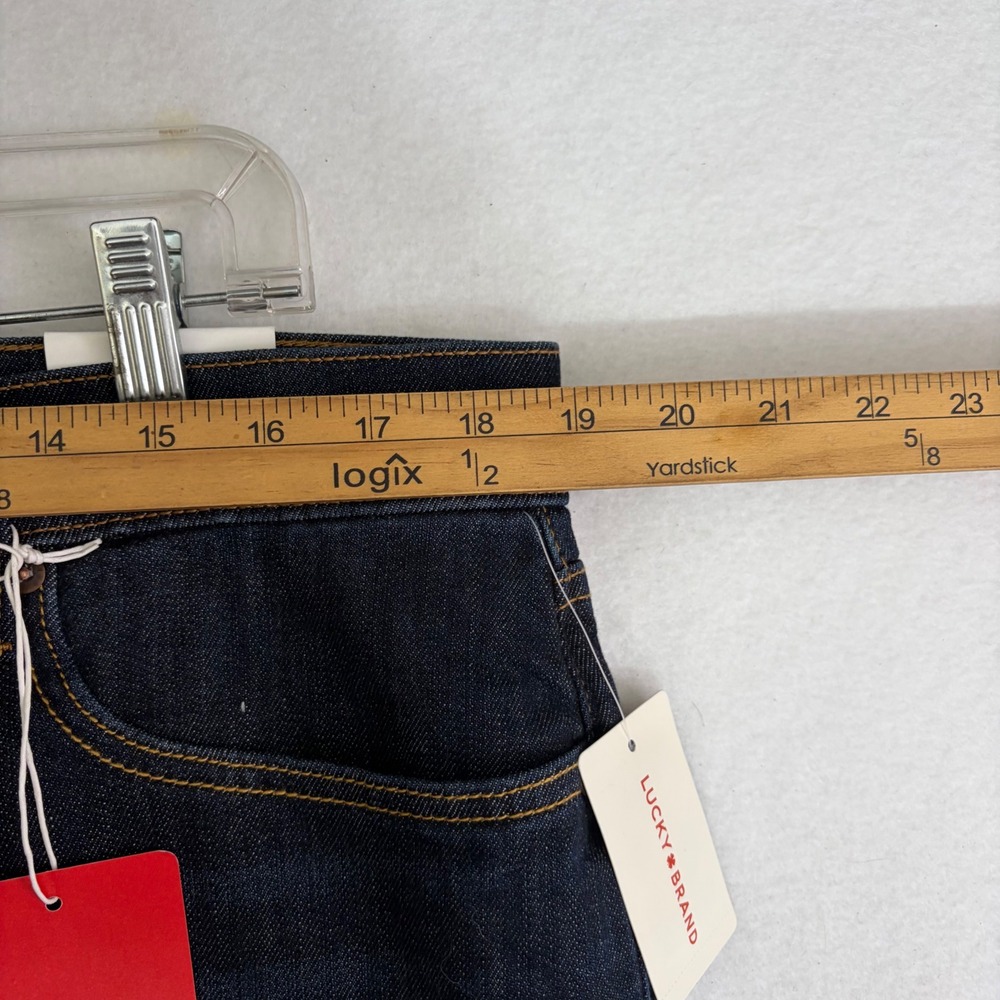 Lucky Brand 221 Straight Jeans Mens 36x32 Dark Wash NEW Advanced Stretch Denim - Picture 9 of 10